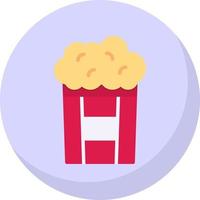 Popcorn Vector Icon Design