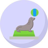 Seal Vector Icon Design