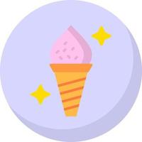 Ice Cream Vector Icon Design