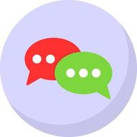 Conversation Vector Icon Design