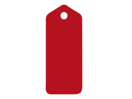 rojo blanco etiqueta png