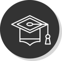 Mortarboard Vector Icon Design