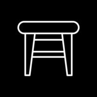 Stool Vector Icon Design