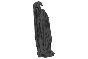 halloween grim reaper standing png