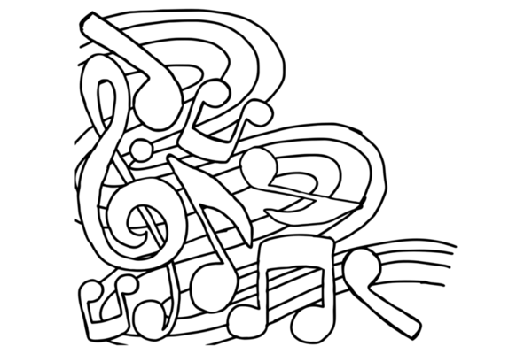 White Music Notes PNGs for Free Download