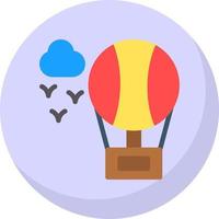 Air Balloon Vector Icon Design