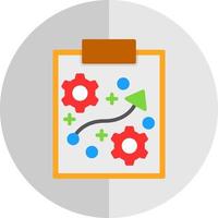 diseño de icono de vector de estrategia