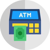 Atm Machine Vector Icon Design