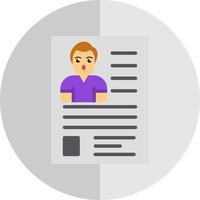 Resume Vector Icon Design