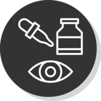 Eye Drops Vector Icon Design