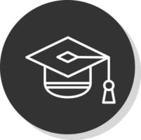 Mortarboard Vector Icon Design