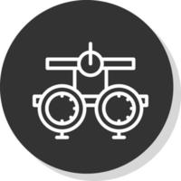 diseño de icono de vector de optometrista