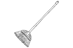 Cleaning tool - House Broom png