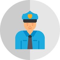 Policeman Vector Icon Design