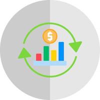 Return On Investment Vector Icon Design