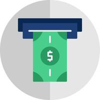 Money Withdrawal Vector Icon Design