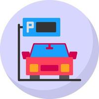 diseño de icono de vector de estacionamiento