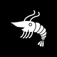 diseño de icono de vector de camarones