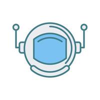 Astronaut Helmate Vector Icon