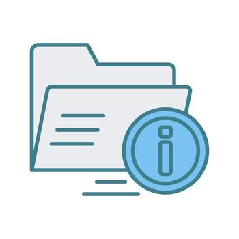 icono de vector de carpeta