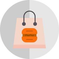 Lunch Bag Vector Icon Design