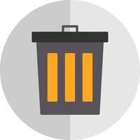 diseño de icono de vector de basura