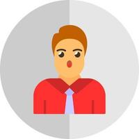 Male Employee Vector Icon Design