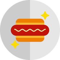 Hot Dog Vector Icon Design