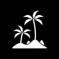 diseño de icono de vector de isla