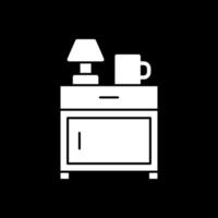 Bedside Table Vector Icon Design