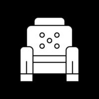 diseño de icono de vector de sillón