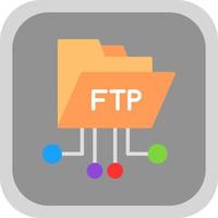 diseño de icono de vector ftp