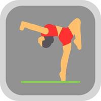 Gymnast Vector Icon Design