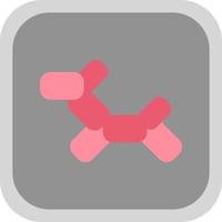 Balloon Dog Vector Icon Design