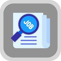 Job Search Vector Icon Design