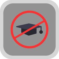 No Education Vector Icon Design