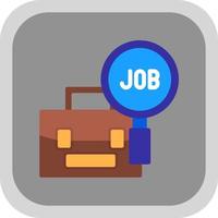 Job Search Vector Icon Design