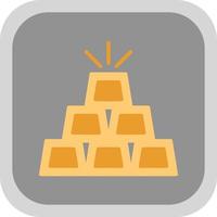 Gold Ingots Vector Icon Design