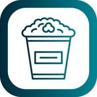 Popcorn Vector Icon Design