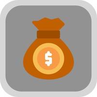 Money Bag Vector Icon Design