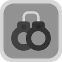 Handcuffs Vector Icon Design