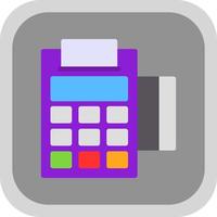 Pos Terminal Vector Icon Design