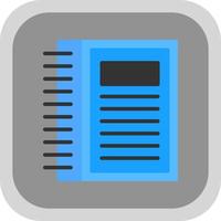 Notebook Vector Icon Design