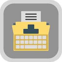 Typewriter Vector Icon Design