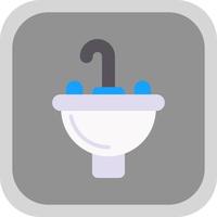 Wash Basin Vector Icon Design