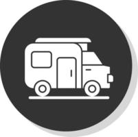 diseño de icono de vector de caravana