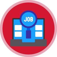 Job Search Vector Icon Design