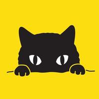 gato vector logo icono personaje gatito ilustración dibujos animados garabatear acortar Arte