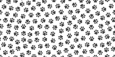 paw seamless pattern dog paw cat paw bulldog vector isolated background wallpaper