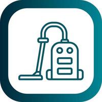 Vacuum Cleaner Vector Icon Design